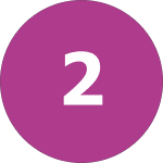2 in a purple circle