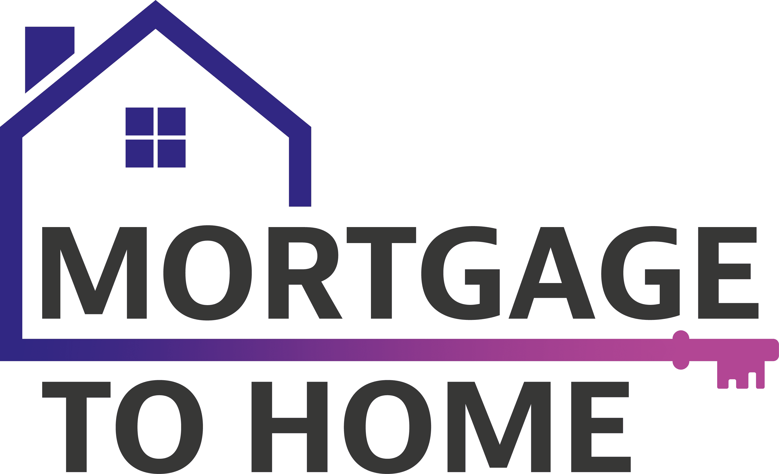 Mortgage to Home Logo Black